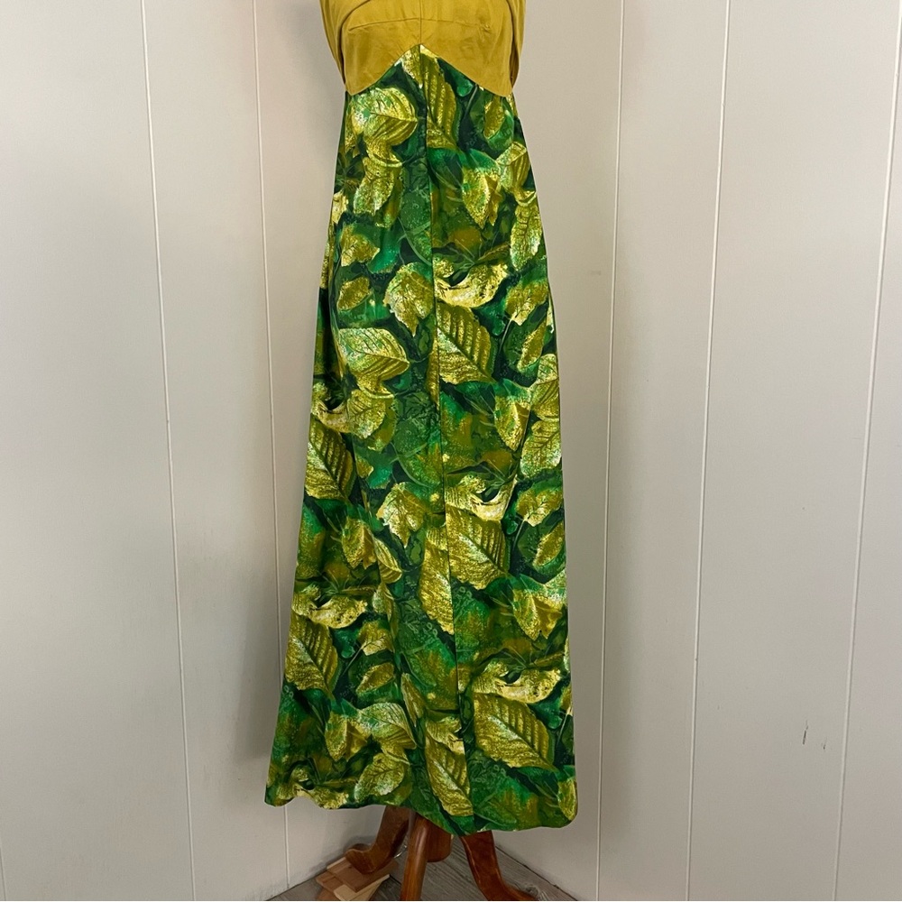 Vintage Floral Dress Women’s S Halter‎ Sleeveless Maxi Colorful Boho Hippie - Picture 3 of 8